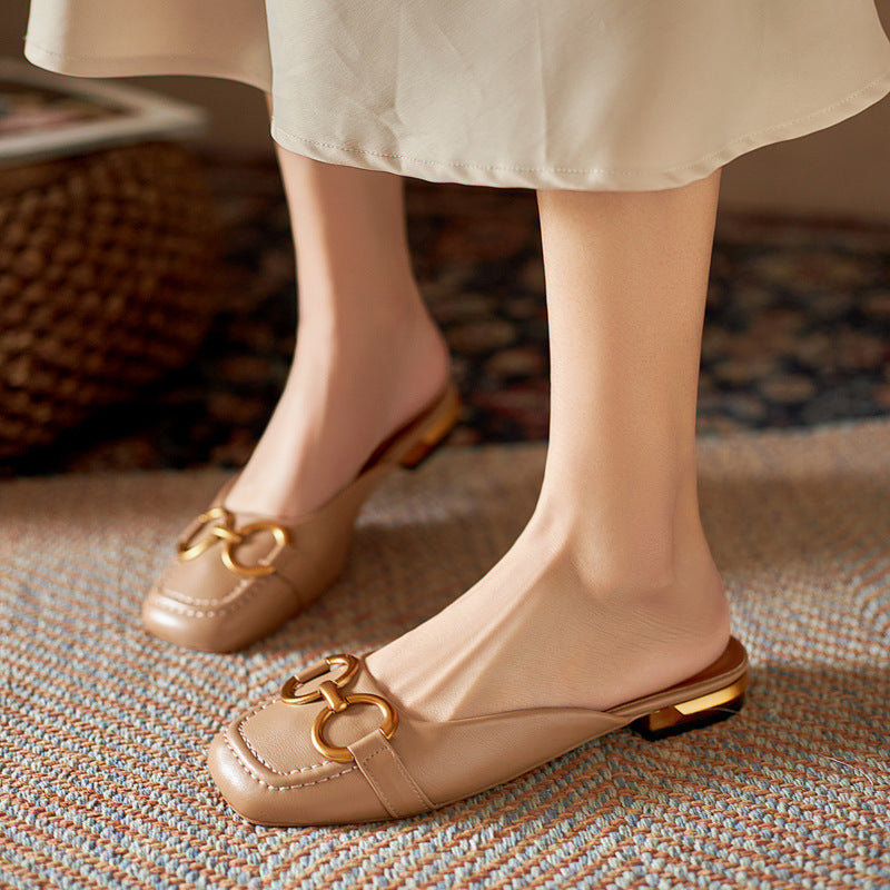 Summer Wear Fashionable Square Toe Korean