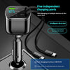 Cigarette Lighter Folding Double Flexible Wire Car Charger