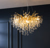 Luxury Chandelier Water Drop Crystal Lamp