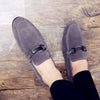 Men's Peas Shoes, Lazy Shoes, Pointed Toe Shoes, England
