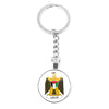 Palestinian Flag Time Stone Pendant