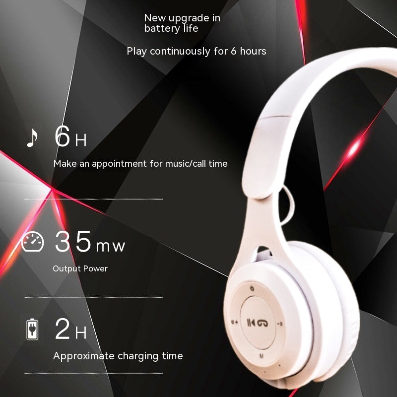 Wireless Headset Foldable  Headphones