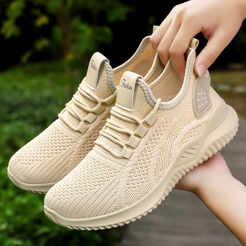 Soft Bottom Pure Color All-matching Breathable Casual Shoes