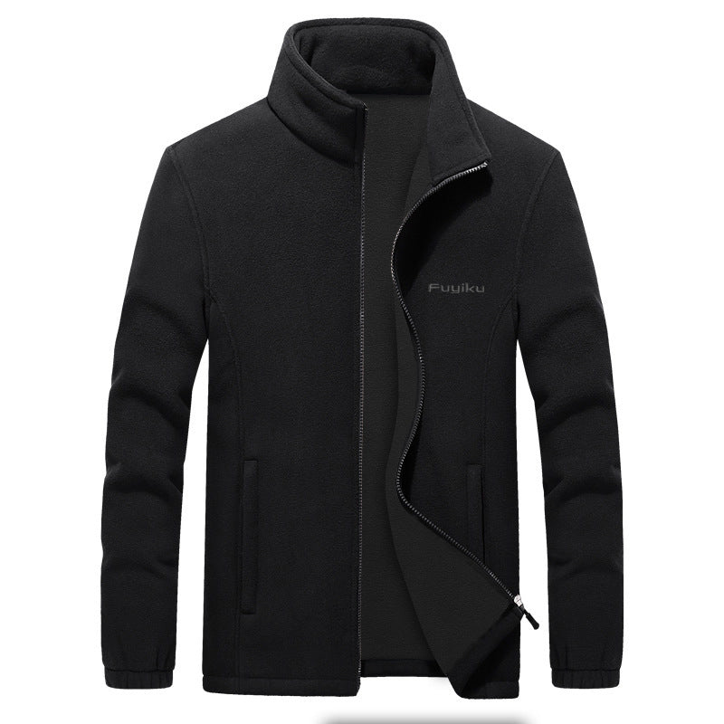 Winter Casual Fleece Jacket Men