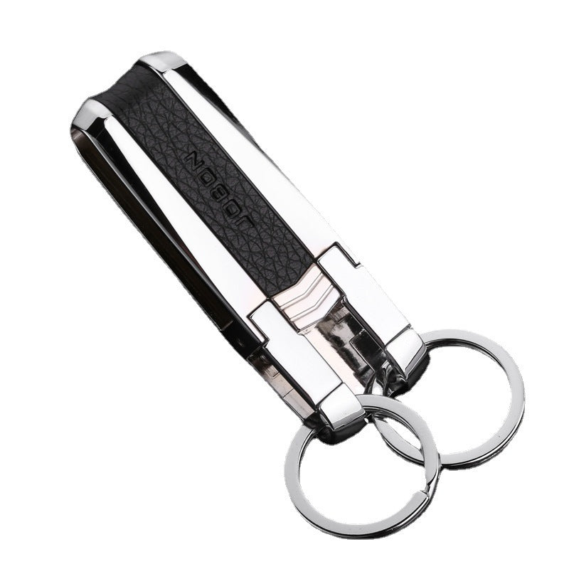 Leather Belt Key Buckle High-end Men's