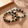 Crown Bracelet Copper Micro-inlaid Zircon Tiger Eye Stone Agate