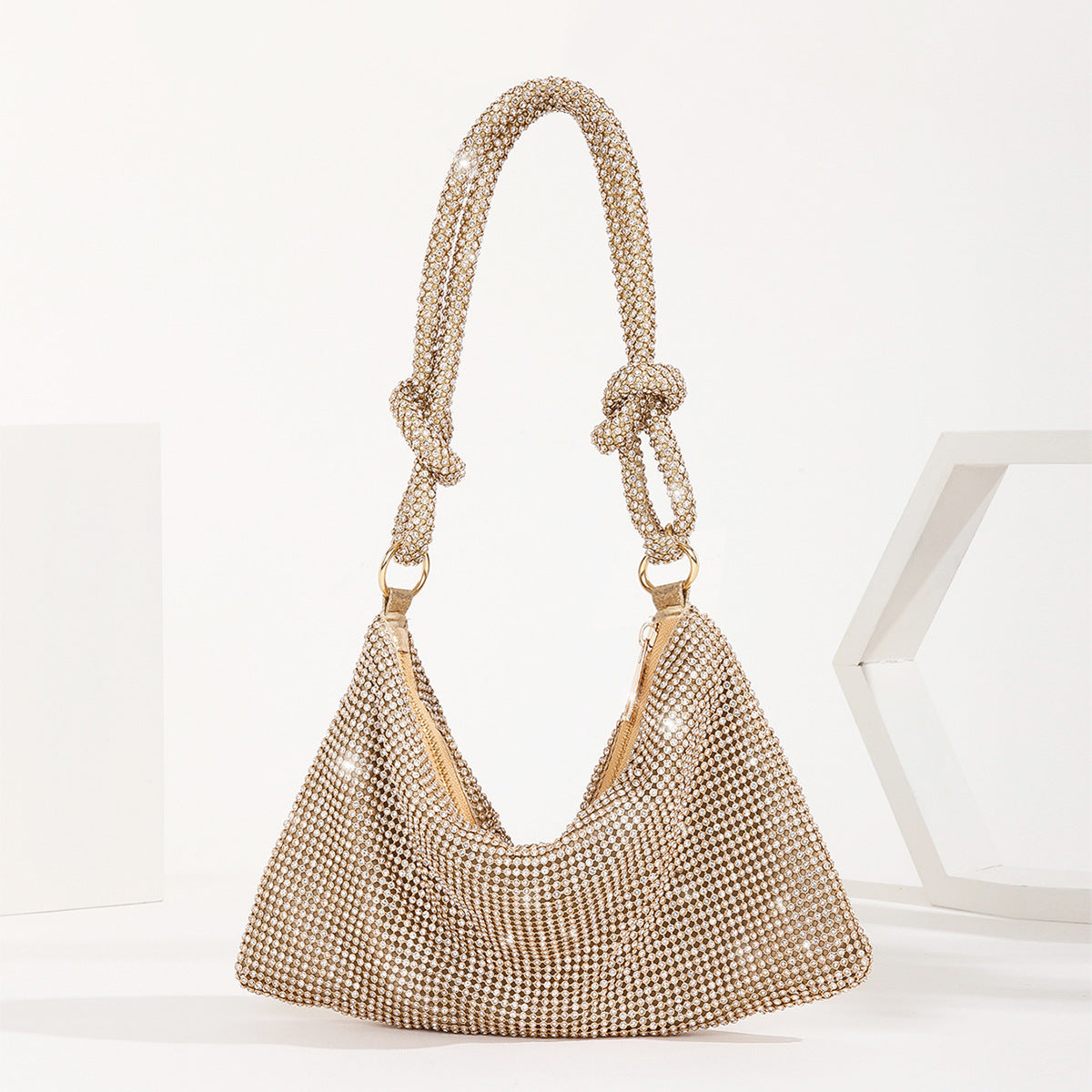 Diamond-embedded Full Diamond Evening Bag Women