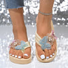 Women's Flower Beach Non-slip Seaside Flip-flops