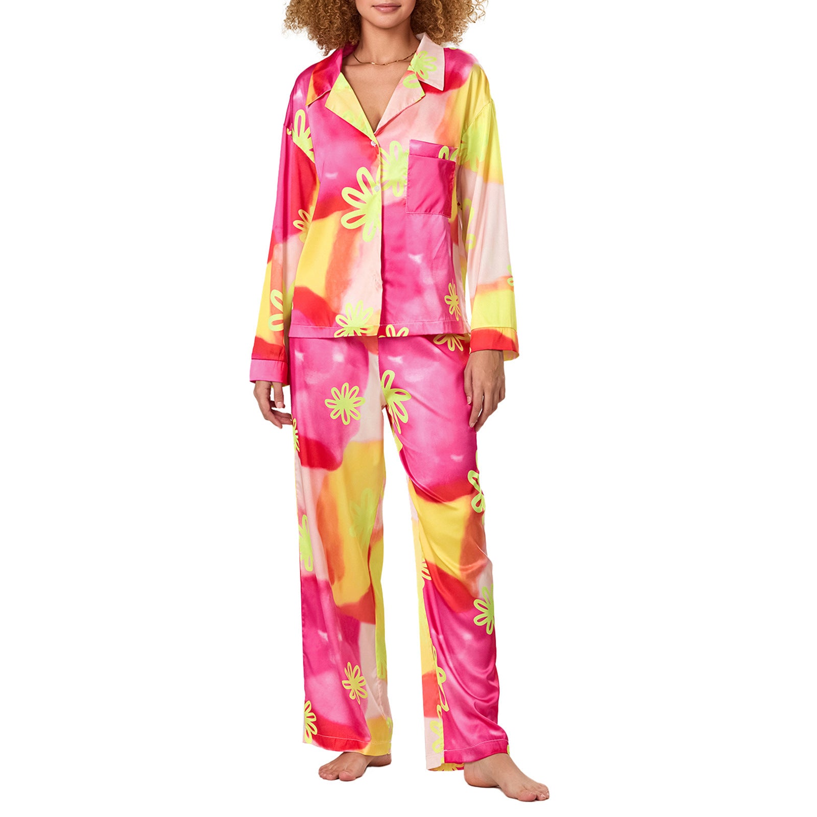 3D Digital Printing Long Sleeve Trousers Suit