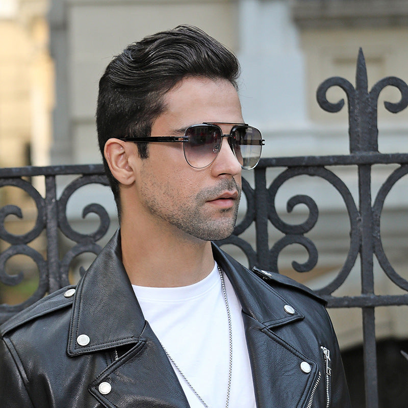 Fashion Women Retro Round Frame Frog Sunglasses