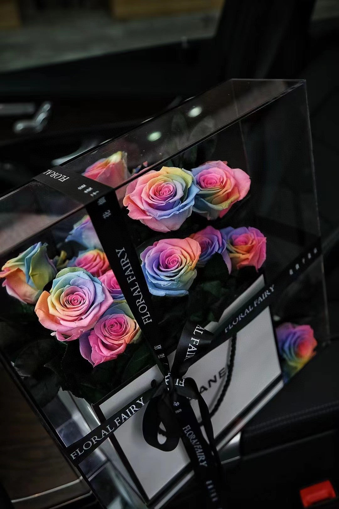 Valentine's Day Rose Eternal Flower Acrylic Gift Box