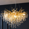 Luxury Chandelier Water Drop Crystal Lamp