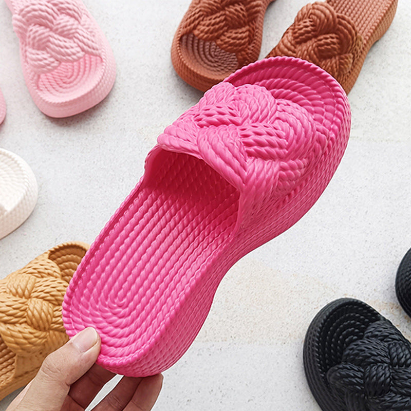 EVA Candy Color Soft Bottom Clip Toe Flip-flops