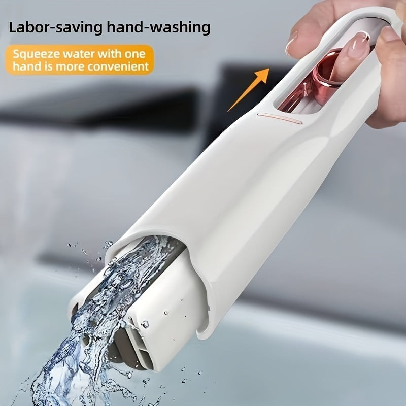 Mini Mop, Lazy Hand Wash-Free Strong Absorbent Mop Multifunction Portable Squeeze Cleaning Mop Desk Window