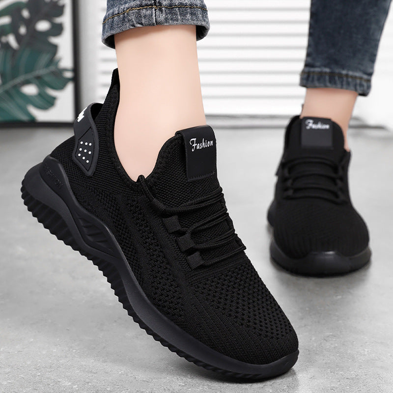 Soft Bottom Pure Color All-matching Breathable Casual Shoes