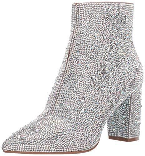 Rhinestone Pointed Toe Fashion Ankle Boots