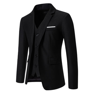 Men's Color Matching Small Suit European And American