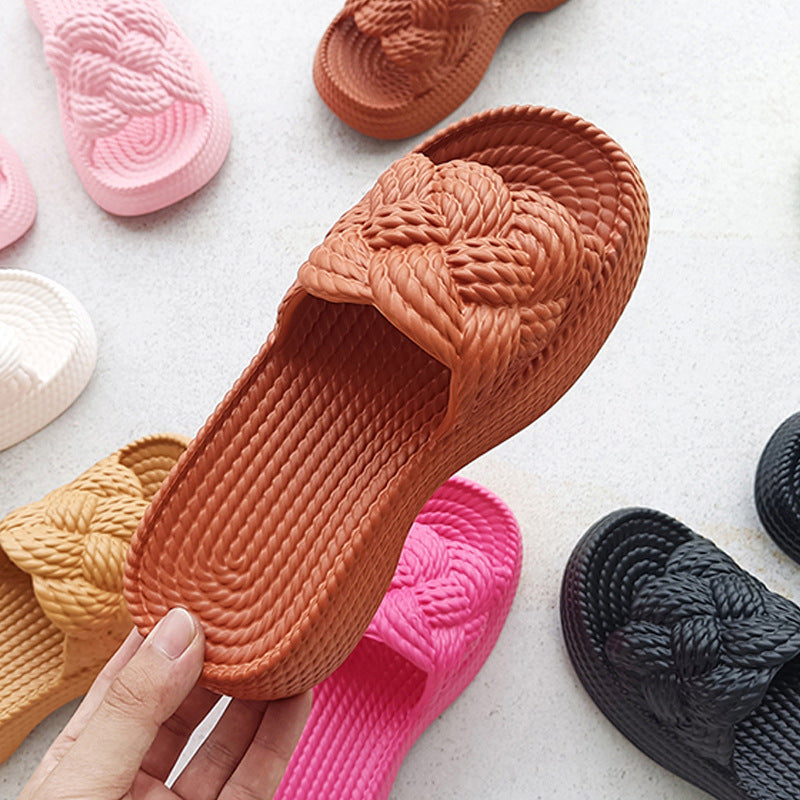 EVA Candy Color Soft Bottom Clip Toe Flip-flops