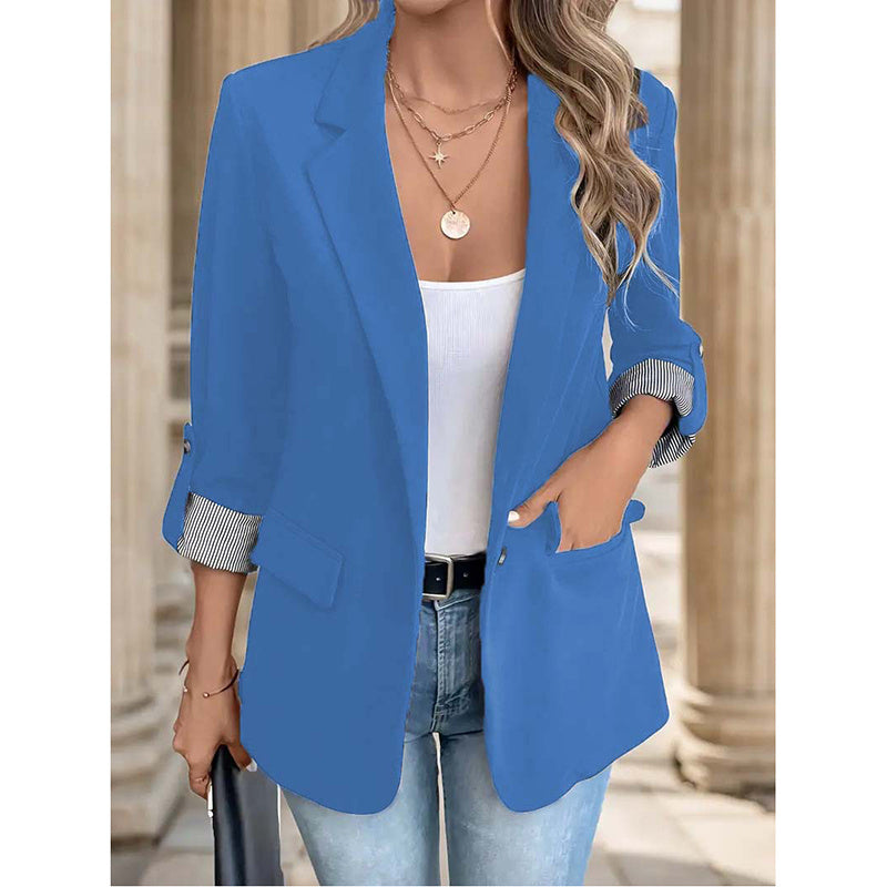 Women's Casual Blazers Open Front Long Sleeve