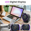 1Pc Desk Fan Battery Operated Wall Mounted Fan