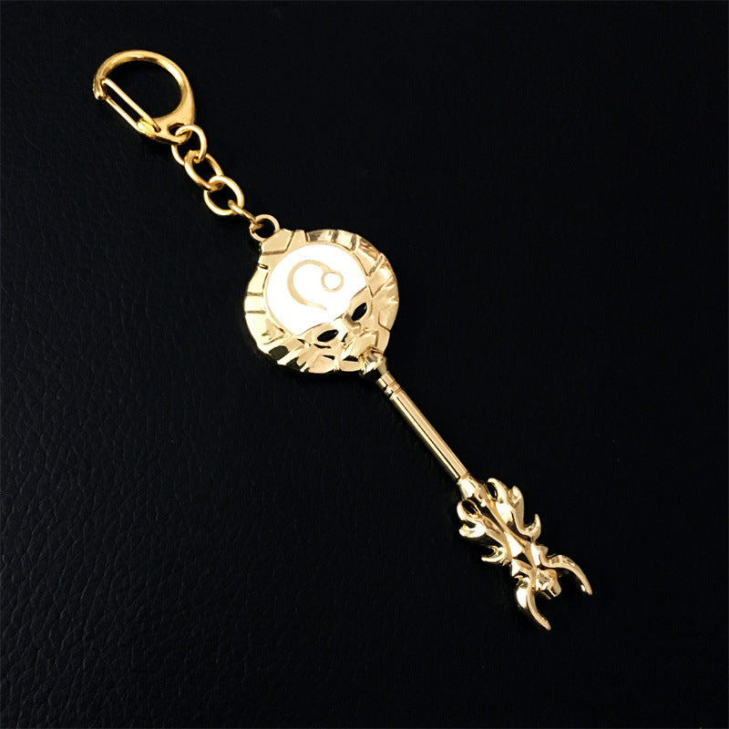 Creative Fashion Twelve Constellation Modeling Alloy Key Ring