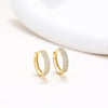 Retro High Sense Three-row Drill Wide Face Ear Clip
