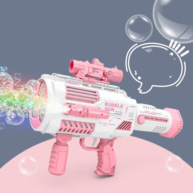Bubbles Gun Kids Toy Rocket Soap Bubble
