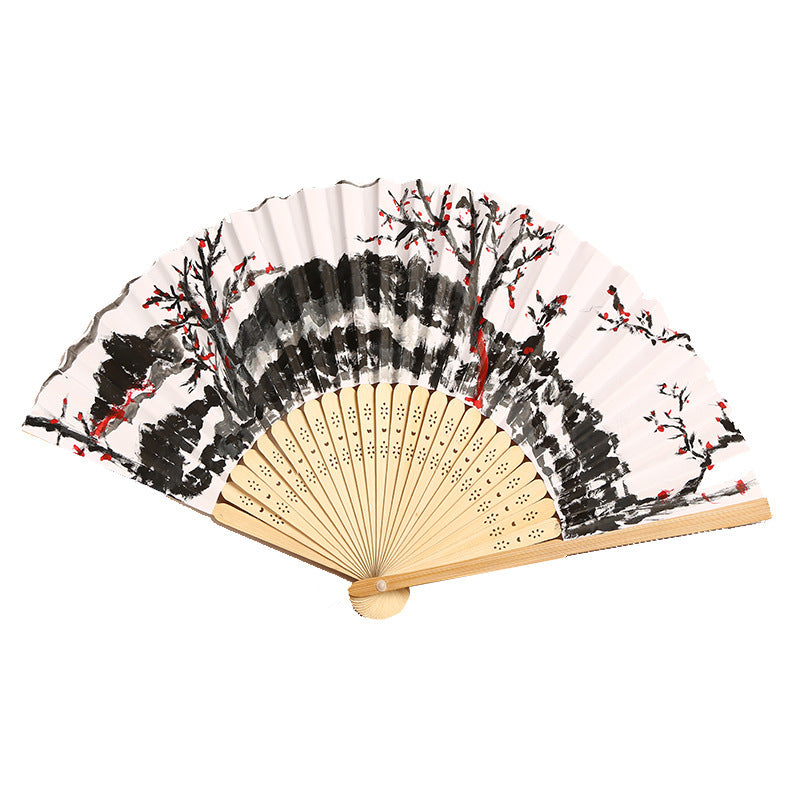 Painting White Fan Calligraphy And Calligraphy Practice Fan Handmade White Fan