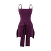 Waist Strap Two-piece Sling Dress