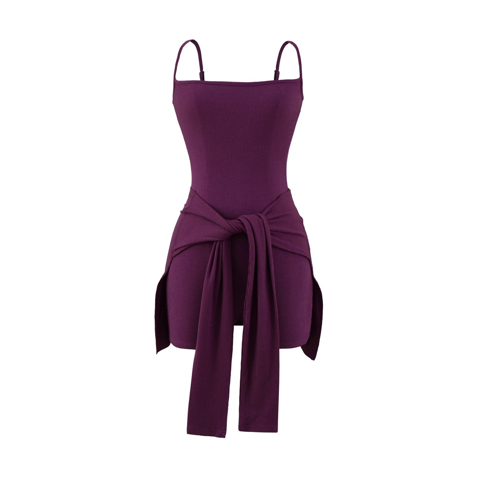Waist Strap Two-piece Sling Dress