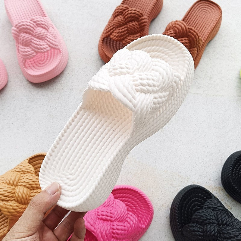 EVA Candy Color Soft Bottom Clip Toe Flip-flops