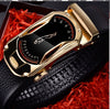 Men's leather belt