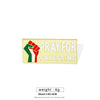 Free Palestine Flag Brooch Gold Badge Clothes Accessories Pin