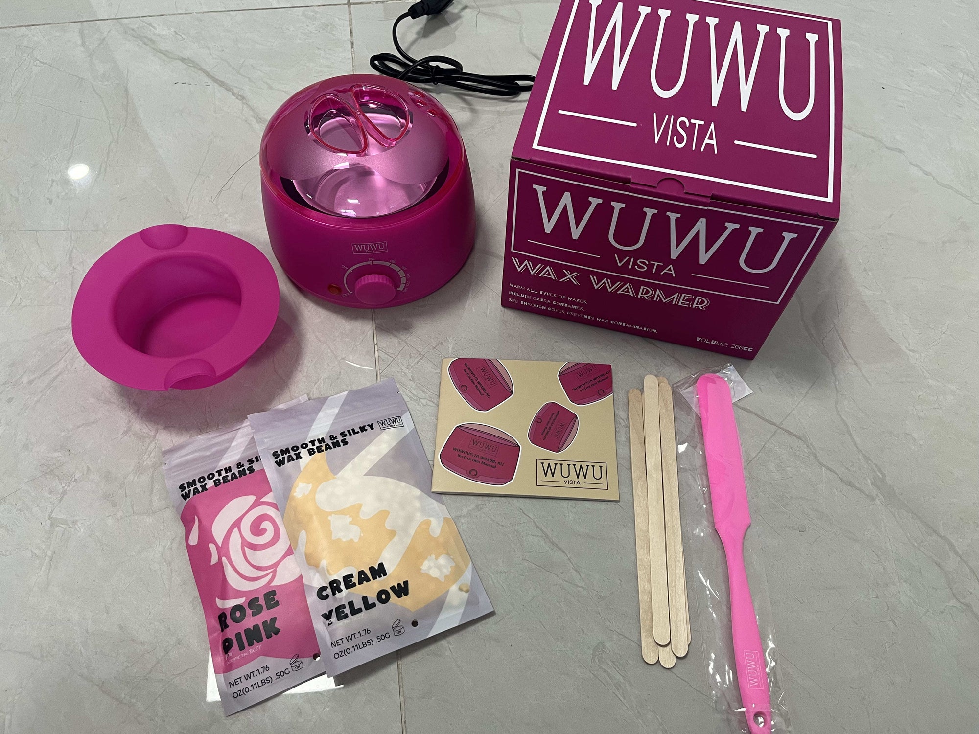 Waxing Kit 11 Items WUWUVISTA Hair Removal