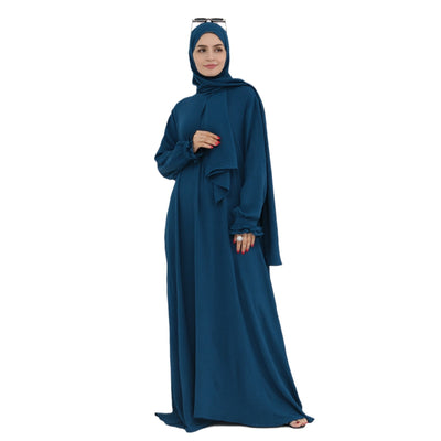 Middle East Dubai Turkey Headscarf Dress