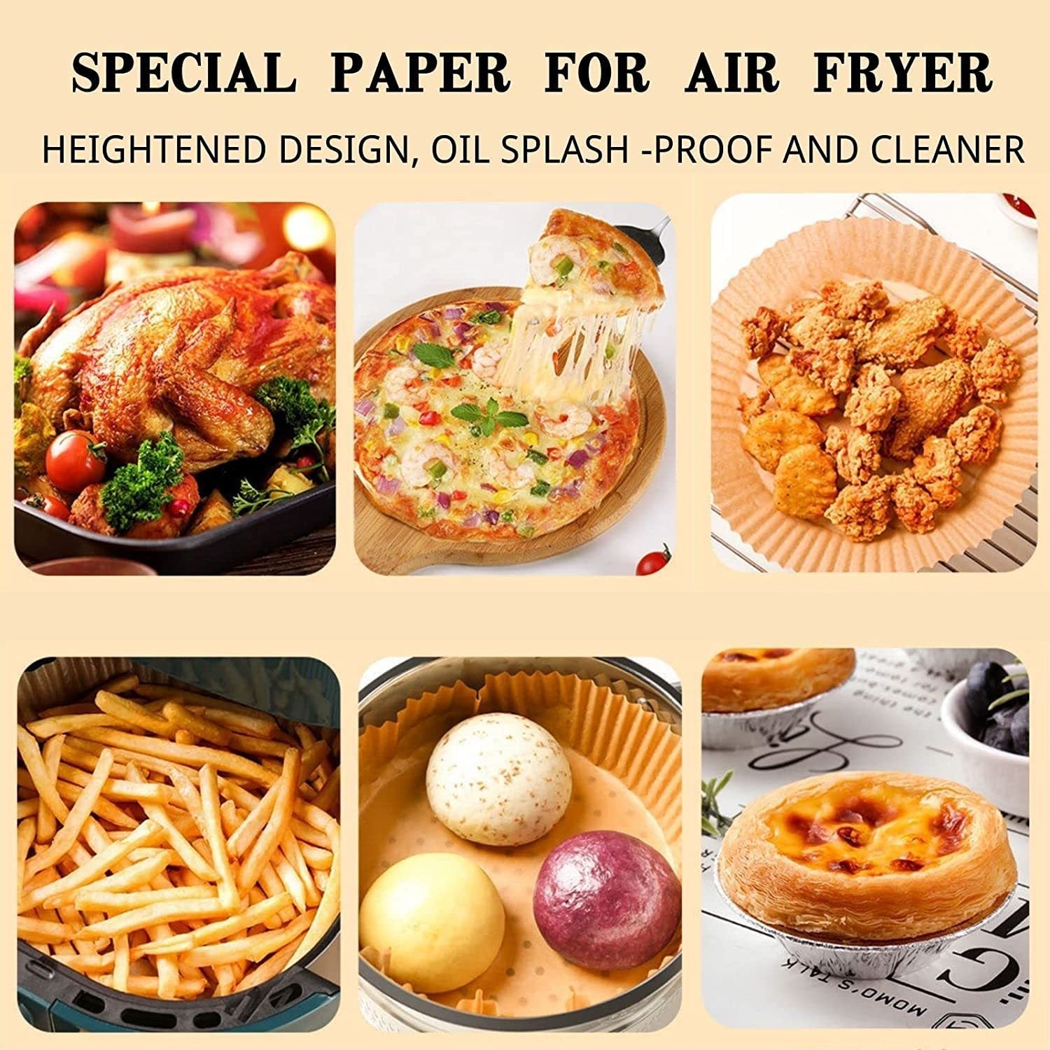 Air Fryer Paper Food Disposable