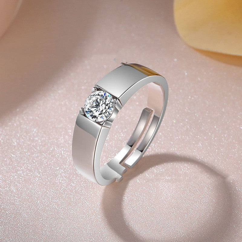 Free Size Stone Ring Version Men