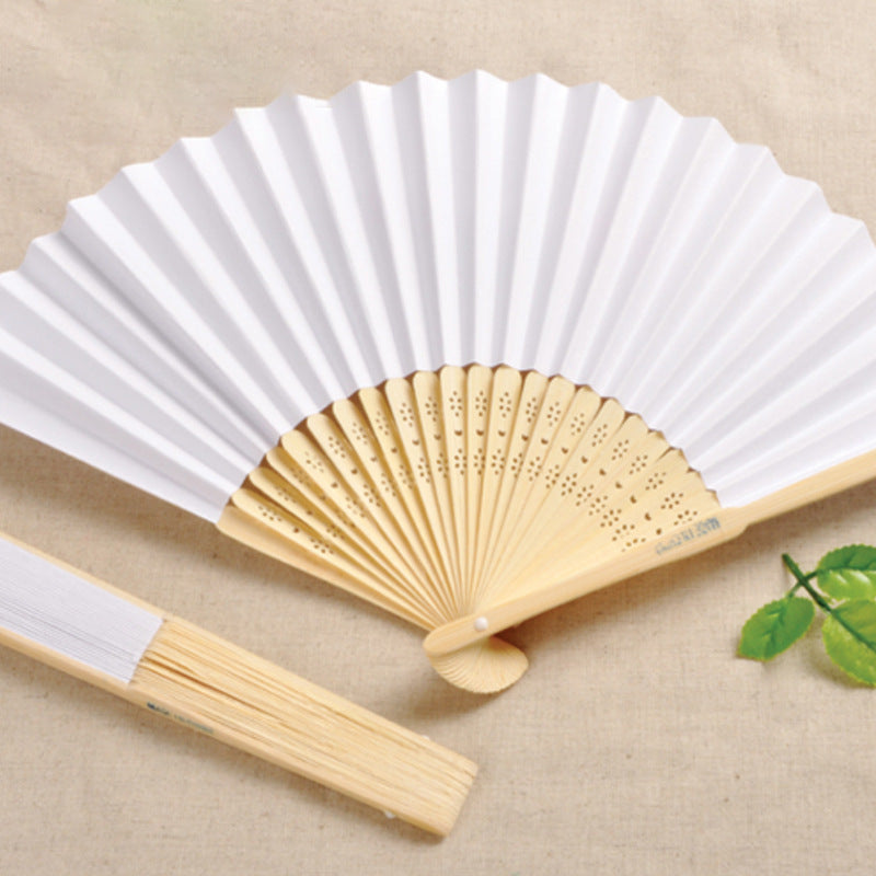 Painting White Fan Calligraphy And Calligraphy Practice Fan Handmade White Fan