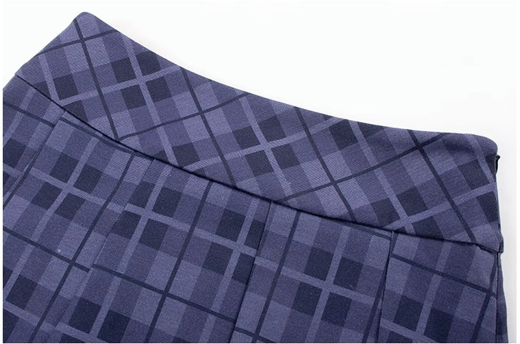 Fashion Academy Style Pleated Skirt